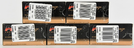 250 Rounds Of PMC Bronze Ammunition 380 ACP