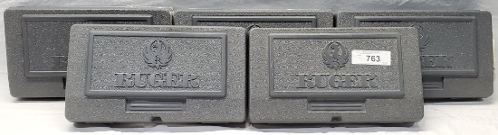 Lot Of 5 Ruger Hard Pistol Cases