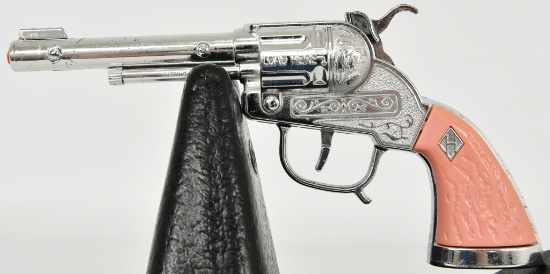 Die Cast Pink Revolver Cap Gun