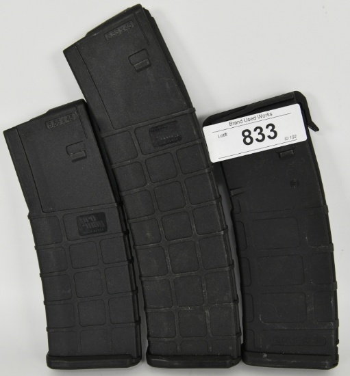 Lot of 3 AR-15 Magazines Promag & Magpul