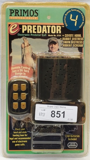 Primos E-Predator Electronic Predator Call New In