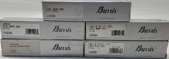Lot Of 5 Burris Scope Mount Bases New In Box