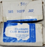 Approx 500 Count Of .357 Reloading Bullet Tips By