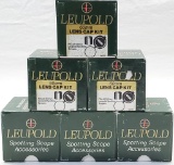 Lot of 6 NIP Leupold 60mm Lens Cap Kits New In