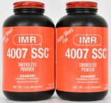 Lot of 2 New bottles IMR 4007 SSC SMOKELESS Powder