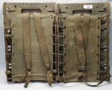 Lot of 2 WWII U.S Radio Backpack/Packboards Made