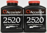 Lot of 2 Bottles - New- Accurate Rifle Powder 2520