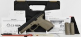 NEW CZ P10-C Compact 9mm FDE Pistol With Tritium
