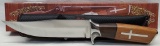 Sharps Cutlery Bowie Fixed Stainless Knife New In