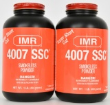 Lot of 2 New bottles IMR 4007 SSC SMOKELESS Powder
