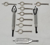 Lot of 11 Handcuff Keys
