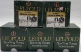 Lot of 5 NIP Leupold 60mm Lens Cap Kits New In