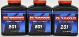 Lot of 3 Bottles - New Norma 201 Smokeless Powder