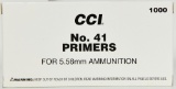 CCI Military #41 for 5.56 Nato Primers Box of 1000