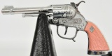 Die Cast Pink Revolver Cap Gun