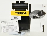 BSA Red Dot Sight 30mm Tube 1x 5 MOA Dot