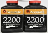 Lot 2 Accurate 2200 Double Base Smokeless Propellt
