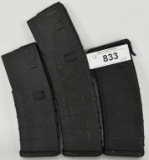 Lot of 3 AR-15 Magazines Promag & Magpul