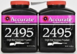 Lot of 2 Bottles- New- Accurate Rifle Powder 2495