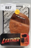 Bulldog Cases Tan Leather Small Auto Holster New