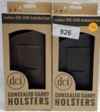 Lot of 2 NIP DCI Concealed Carry Holsters IWB/OWB