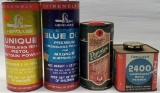 Lot of 4 Vintage Gun Powder Bottles This Lot