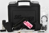 Sig Sauer P238 Pink Pearl Subcompact Engraved .380