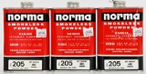 lot of 3 cans of Norma Smokeless Powder #205