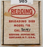 Redding Model 10 3 Die Reloading Set For 30 Cal