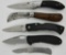 Lot of 5 Folding Pocket Knives-Kershaw Coast &