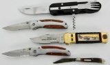 Lot of 5 Pocket Folding knife / Tool set- various