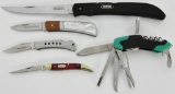 Lot of 5 Folding Pocket Knives Various styles