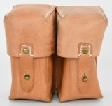 Yugo SKS Dual Leather Pouch With Oiler