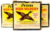 75 Rounds Of Peters 20 Ga Plastic Shotshells