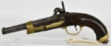 Antique French Percussion Pistol