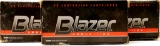 150 Rounds Of Blazer 9mm Luger Ammunition