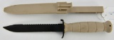 GLOCK 81 FIELD KNIFE WITH SAW AND SHEATH FDE