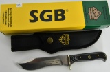 Puma Knives SGB Buffalo Hunter Fixed Blade Knife,n