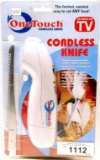 One Touch Cordless Electric Knife New In Package