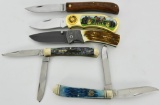 Lot of 5 Pocket Folding Knives Various styles