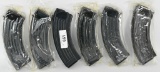 Lot of 6 AK-47 30 rd Mags Steel 7.62x39 Croatia