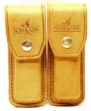 Lot of 2 Schrade Multi Tool Leather Holsters