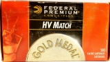 500 Rounds Of Federal HV Match .22 LR Ammunition