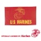 Flag of US MARINE RED