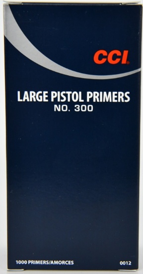1000 CCI Large Pistol Primers No. 300