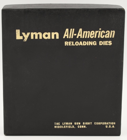 Lyman A-A Dies 3 Die Rifle Set Vtg Super Conditin