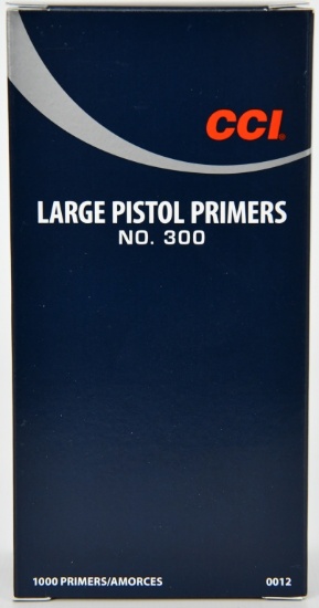 1000 CCI Large Pistol Primers No. 300