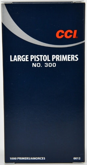 1000 CCI Large Pistol Primers No. 300
