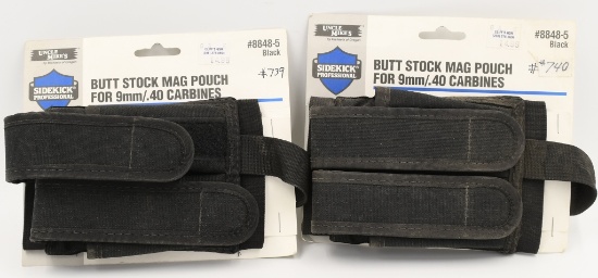 Lot of 2 NIP Uncle Mikes Butt Stock Mag Pouches