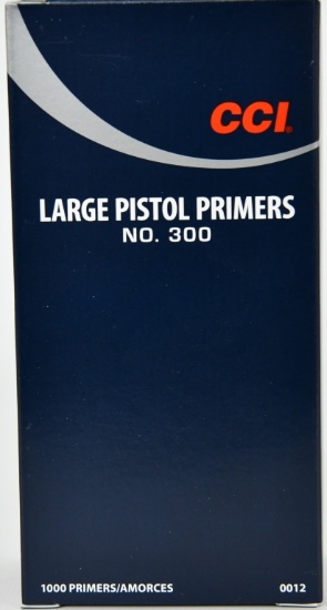 1000 CCI Large Pistol Primers No. 300